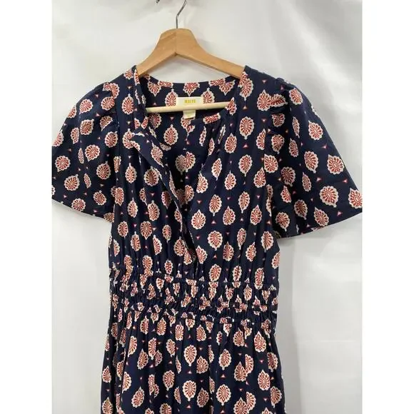 Anthropologie S Maeve Somerset Navy Blue maxi dress - Picture 3 of 7